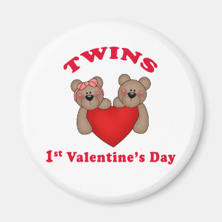 Twins 1st Valentijnsdag Magneet