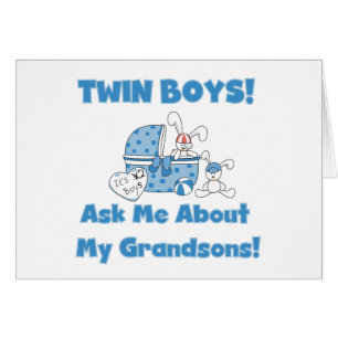 Twins-Ask About My Grandsons Tshirts and Gifts