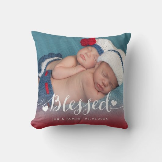 Twins Baby Birth Photo Keepomwille Pillow Kussen (Voorkant)