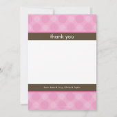 TWINS BABY DANK U :: harmonie 6P Aankondiging (Achterkant)