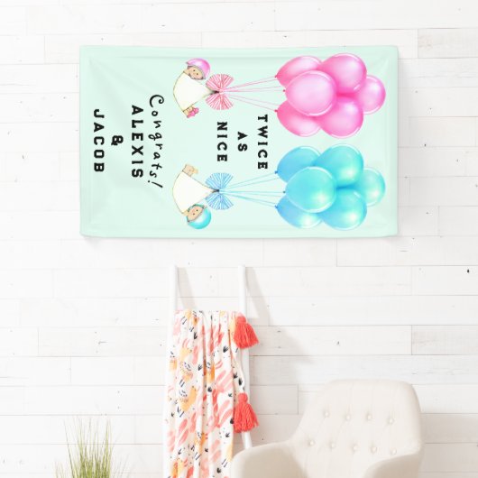 Twins Baby shower Congrats Spandoek (Insitu)