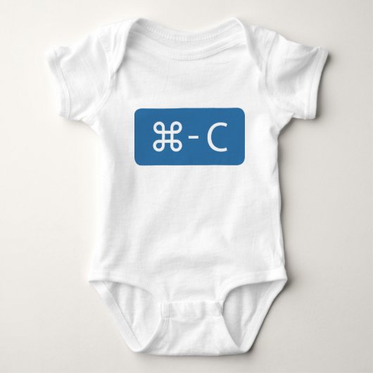 Twins Blue Command - C 'Copy'-Shirt Romper (Voorkant)