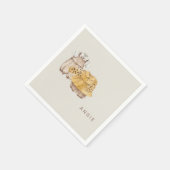 Twins Boho Baby shower Cocktail Servet (Hoek)