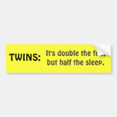 TWINS-bumpersticker Bumpersticker (Voorkant)