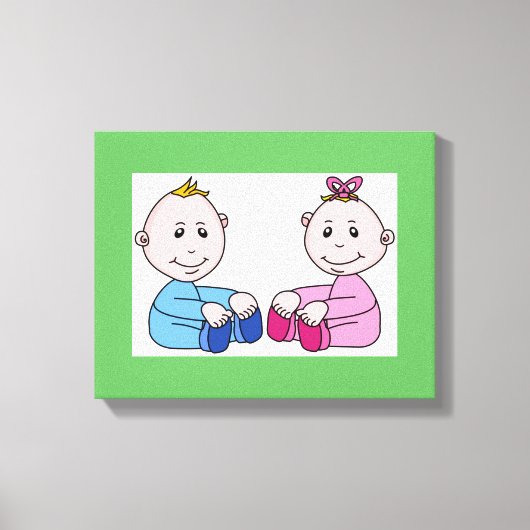 TWINS CANVAS AFDRUK (Voorkant)
