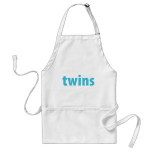 TWINS COLLECTIE - jongens {aqua} Standaard Schort