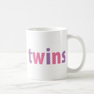 TWINS COLLECTIE - meisjes {violet + roze} Koffiemok