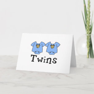 Twins Cute Bodysuit 2 jongens Kaart