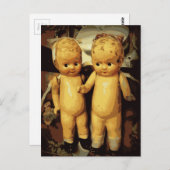 Twins  Dolls Briefkaart (Voorkant / Achterkant)