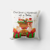 Twins eerste kerstkussen kussen (Voorkant)