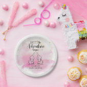 Twins Elephants Baby shower Paper Bord (Feest)