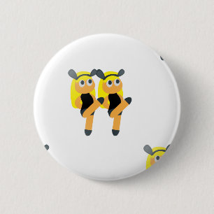twins emoji ronde button 5,7 cm