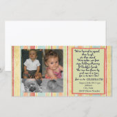 Twins First Birthday Invitation photo (Devant / Derrière)