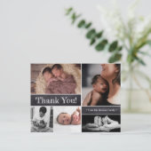 Twins Foto Collage Baby - Aankondiging (Staand voorkant)