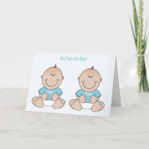 Twins Funny Gefeliciteerd Kaart