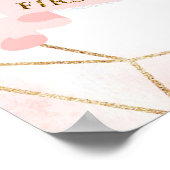 Twins Girl rose Floral Holy Communion Affiche de b (Coin)