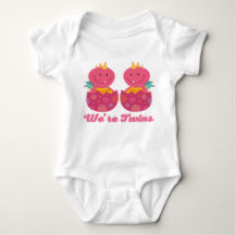 Twins Identical Baby Girl Dragons Baby's T-shirt