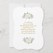 Twins kerstBaby shower uitnodiging (Achterkant)