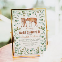 Twins Leuke Baby Bison Boy Baby shower