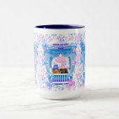 Twins Livraison spéciale garçon fille café Mug (Centre)