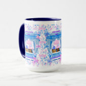 Twins Livraison spéciale garçon fille café Mug (Devant gauche)