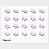 Twins on board ronde sticker (Vel)