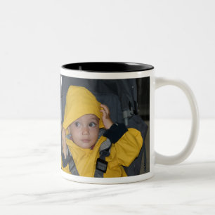 Twins Rainy Day Tweekleurige Koffiemok