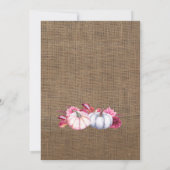 Twins Religieux Merci Cartes Avec Citrouille (Dos)