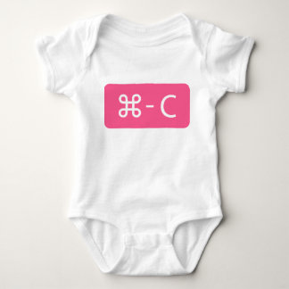 Twins roze opdracht - C 'Copy'-Shirt Romper