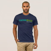 TWINS RULE my life T shirt (Voorkant volledig)