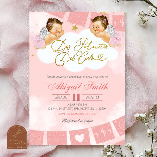 TWINS Spaanse 'stukje hemel' baby shower Kaart
