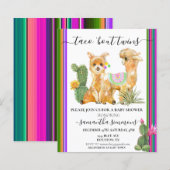 Twins Taco Fiesta Baby shower lama (Voorkant / Achterkant)