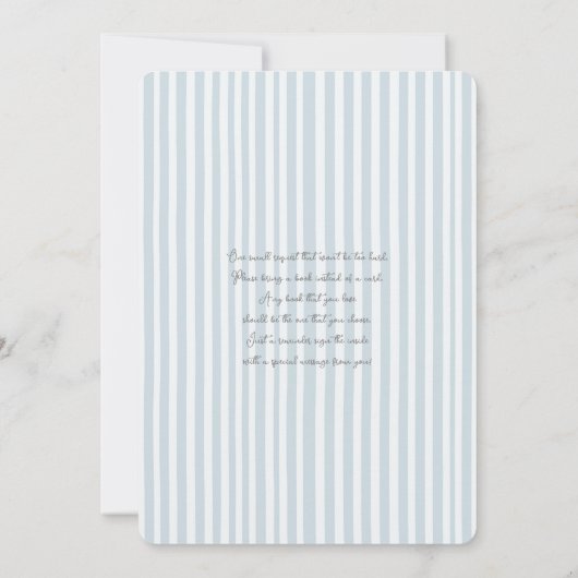 Twins Teddy Bear Baby shower Boy Invitation (Dos)