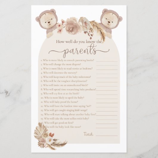 Twins Teddy Bear die de Ouders kent die het spelle (Voorkant)