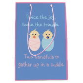 Twins = Tweemaal de Joy Medium Cadeauzakje (Voorkant)