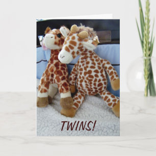 "TWINS" VERDUBBEL DE LIEFDE/FUN KAART