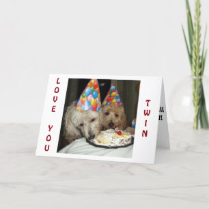 **TWIN'S** VERJAARDAG - ONTHOUD ALLES WAT WE HEBBE KAART