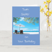 **TWINSISTER** GEBRUIK UW GROTE KAART (Gele Bloem)