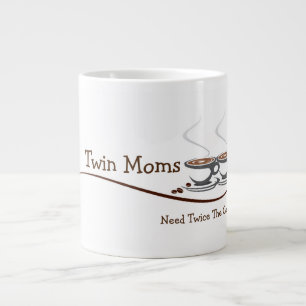 Twintig mannen hebben twee keer de koffie nodig - extra grote mok
