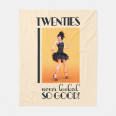 Twintiger zag er nog nooit zo goed  uit fleece deken (Voorkant)