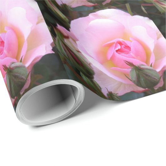 Twintigste bruiloft Jubileum Perfect Engels Roos Cadeaupapier (Rol Hoek)