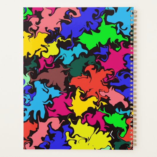 Twirl coloré Abstrait / (Dos)