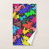 Twirl coloré Abstrait / (Serviette à main)