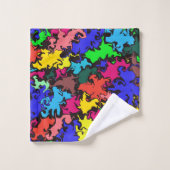 Twirl coloré Abstrait / (Gant de toilette)