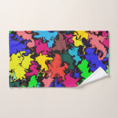 Twirl coloré Abstrait / (Serviette à main)