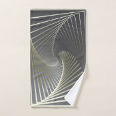 twirl gris jaune (Serviette à main)