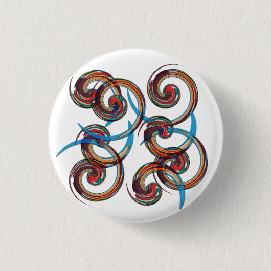 Twirl Ronde Button 3,2 Cm (Voorkant)