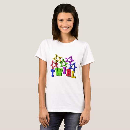 Twirl Stars T-shirt (Voorkant volledig)