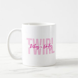 Twirl Vibes Only Baton Twirler Gymnastiek Koffiemok