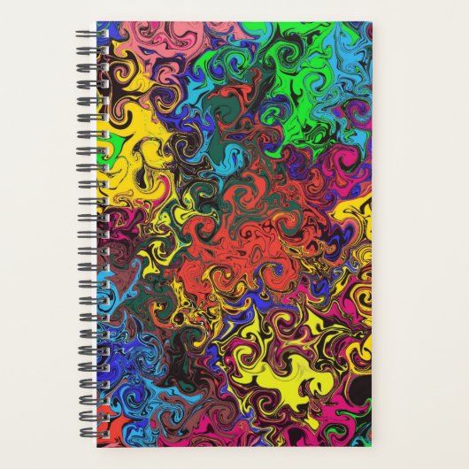 Twirlers colorés Abstraits / (Devant)